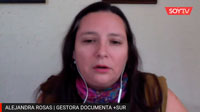Alejandra Rosas, gestora de Documenta +Sur y directora de Tonina Sur Films sobre proyecto de asesoría gratuita para documentales regionales