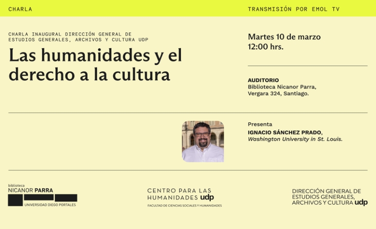 Charla UDP: Las humanidades y el derecho a la cultura